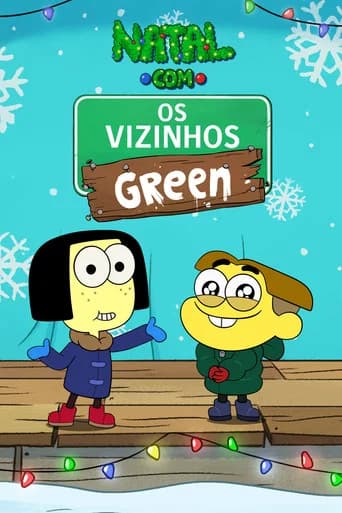 Pôster de Natal com Os Vizinhos Green