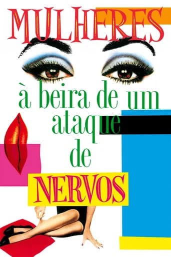 Pôster de Mulheres à Beira de um Ataque de Nervos