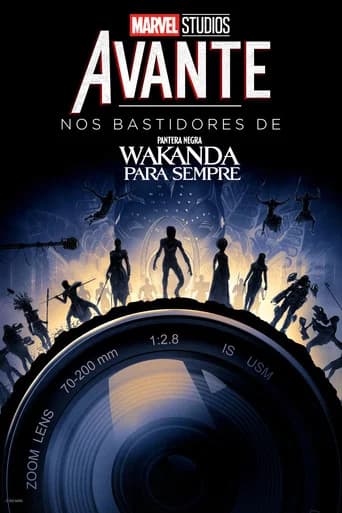 Pôster de Nos Bastidores de Pantera Negra: Wakanda para Sempre